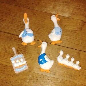 Vintage 5 Handcrafted Goose Countrycore Magnets **Without Magnets Inserted**